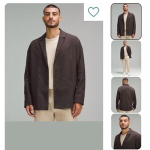 NWT Espresso lululemon relaxed-fit twill blazer size S